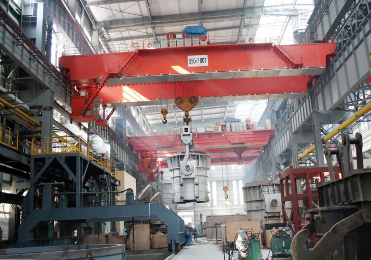 QD подорожі 350 тонну Мостовий кран